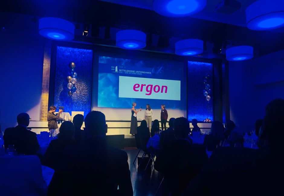 1. Platz für Ergon am Swiss Arbeitgeber Award 2021 1. Platz für Ergon am Swiss Arbeitgeber Award 2021