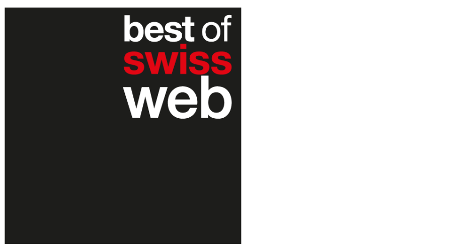 Best of Swiss Web Award Best of Swiss Web Award