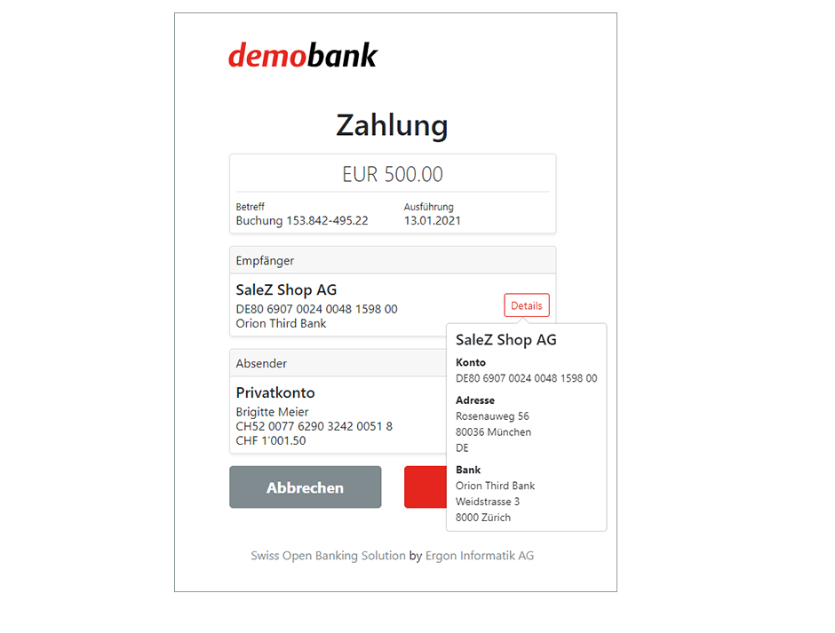 Zahlungsverifizierung